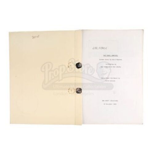 Lot #125 - Lifeforce - Production-Used Script