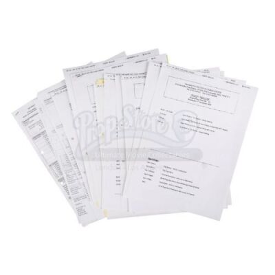 Lot #160 - Sleepy Hollow - Set of Call Sheets