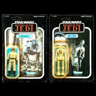 Lot # 273: AT-ST Driver ROTJ77A and 8D8 ROTJ77A