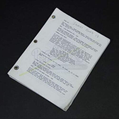 JAMES BOND: BOND 17 - Draft Screenplay