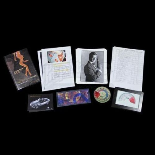 JAMES BOND: THE WORLD IS NOT ENOUGH (1999) - Submarine Gauge Designs & Ephemera
