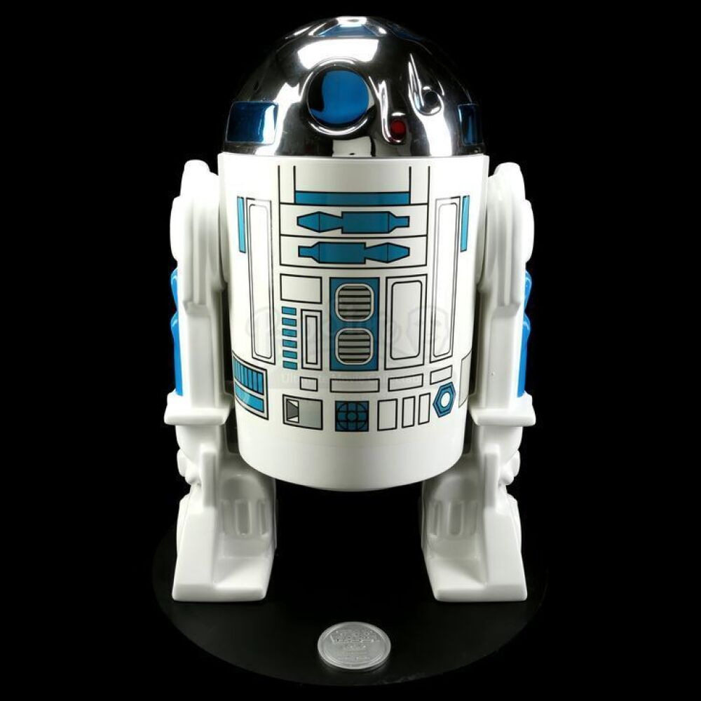 Lot # 324: Life-Size Vintage R2-D2 Statue (in Factory Crate)