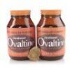 Lot # 7: THE HOUSE WITH A CLOCK IN ITS WALLS - Two Empty Jars of Ovaltine and a Captain Midnight Decoder