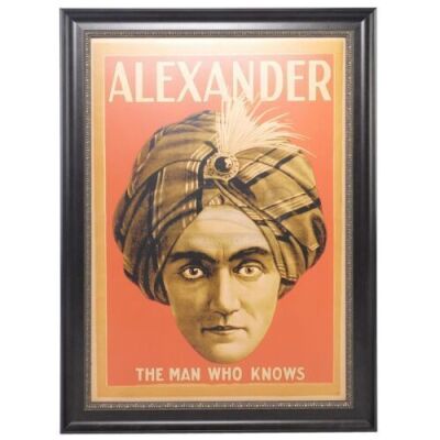 Lot # 12: THE HOUSE WITH A CLOCK IN ITS WALLS - Jonathan Barnavelt's (Jack Black) Framed Alexander Poster