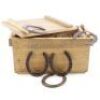 Lot # 13: THE HOUSE WITH A CLOCK IN ITS WALLS - Jonathan Barnavelt's (Jack Black) Crate of Horseshoes