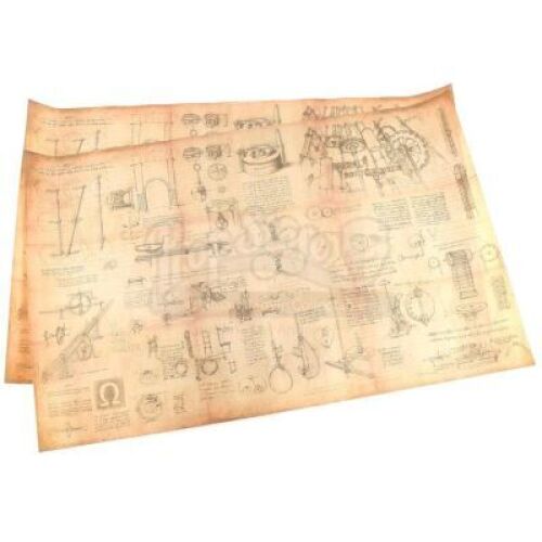 Lot # 22: THE HOUSE WITH A CLOCK IN ITS WALLS - Two Isaac Izard's (Kyle MacLachlan) Prototype Blueprints
