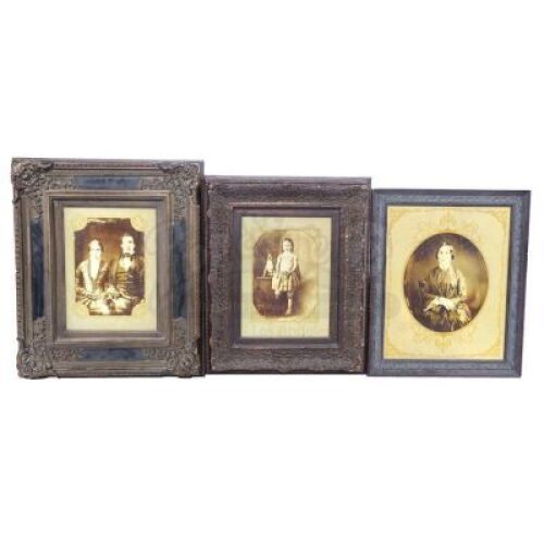 Lot # 36: THE HOUSE WITH A CLOCK IN ITS WALLS - Jonathan Barnavelt's (Jack Black) Three Framed Vintage Portraits