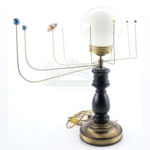 Lot # 49: THE HOUSE WITH A CLOCK IN ITS WALLS - Lamp with Solar System
