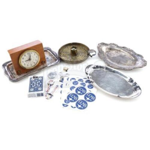 Lot # 50: THE HOUSE WITH A CLOCK IN ITS WALLS - Various Jonathan Barnavelt (Jack Black) House Decorations and Accessories