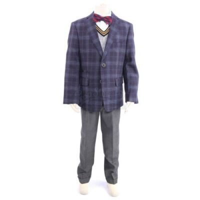Lot # 51: THE HOUSE WITH A CLOCK IN ITS WALLS - Lewis Barnavelt's (Owen Vaccaro) Cemetery Costume