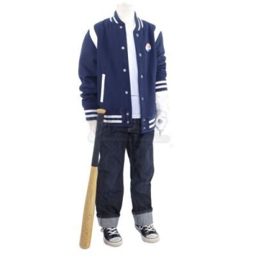 Lot # 62: THE HOUSE WITH A CLOCK IN ITS WALLS - Tarby Corrigan's (Sunny Suljic) Photo Double Baseball Costume