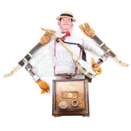 Lot # 73: THE HOUSE WITH A CLOCK IN ITS WALLS - Jonathan Barnavelt's (Jack Black) Banjoman Automaton Components