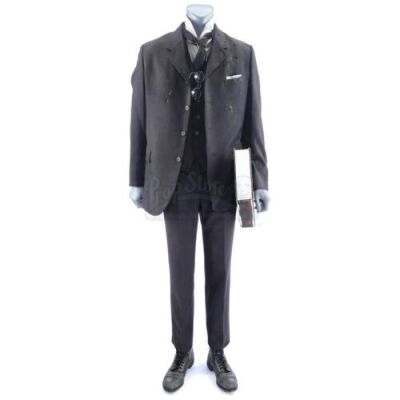 Lot # 80: THE HOUSE WITH A CLOCK IN ITS WALLS - Isaac Izard's (Kyle MacLachlan) Stunt Dirty Costume