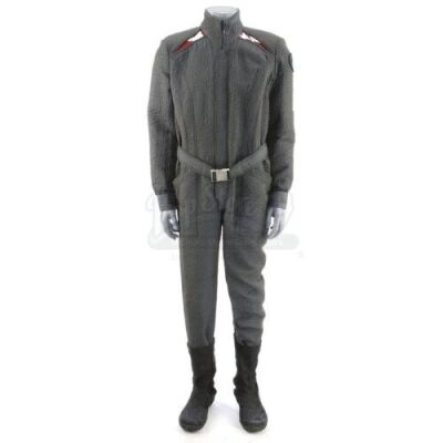 Lot # 11: STAR TREK INTO DARKNESS (2013) - Lt. Commander Montgomery Scott's Harness Shuttle Jumpsuit