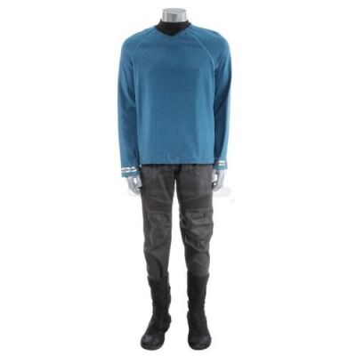 Lot # 29: STAR TREK (2009) & STAR TREK INTO DARKNESS (2013) - Mr. Spock's Stunt Enterprise Operations Uniform