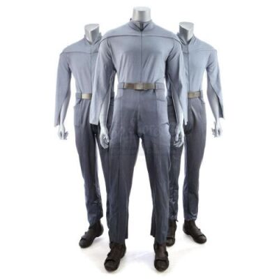 Lot # 32: STAR TREK (2009) - Three USS Kelvin Sciences Crewman's Uniforms