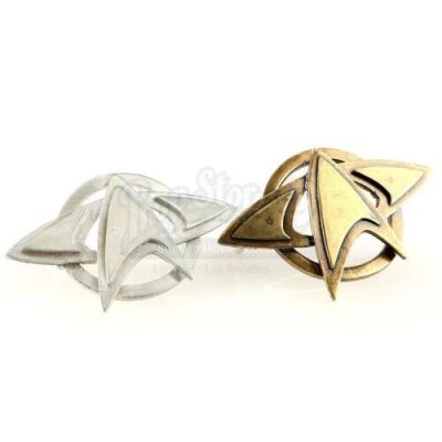 Lot # 111: STAR TREK INTO DARKNESS (2013) - Two Starfleet Pin Variations