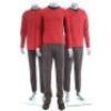 Lot # 176: STAR TREK (2009) & STAR TREK INTO DARKNESS (2013) - Three Men's USS Enterprise Operations Uniforms