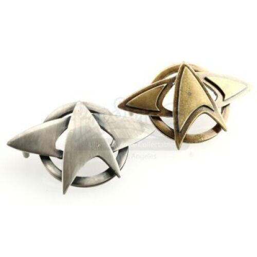 Lot # 220: STAR TREK INTO DARKNESS (2013) - Two Starfleet Pins