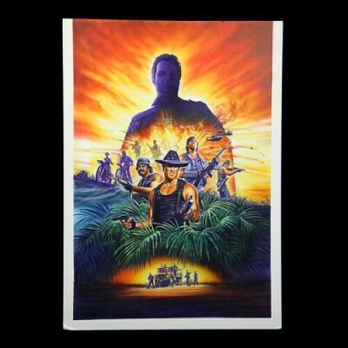 NAM ANGELS (1989) - Steve Crisp Hand-Painted Movie Poster Artwork