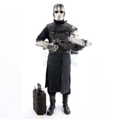 Lot # 14: ROBIN HOOD (2018) - Crossman Guard Costume with Demolition Crossbow