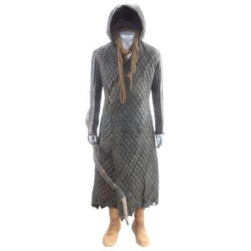 Lot # 21: ROBIN HOOD (2018) - Robin's Stunt Training with John Costume with Bow