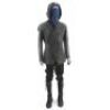 Lot # 33: ROBIN HOOD (2018) - Robin's Stunt "The Hood" Costume with Arrow Puncture Hole