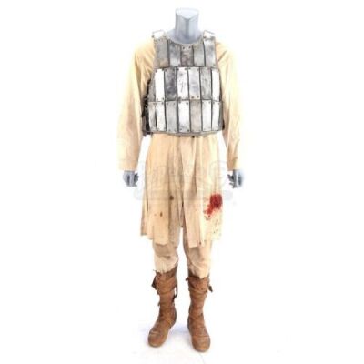 Lot # 52: ROBIN HOOD (2018) - Clayton's Stunt Crusader Costume