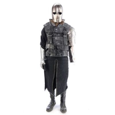 Lot # 79: ROBIN HOOD (2018) - John's Stunt Crossman Costume with Stump Cover
