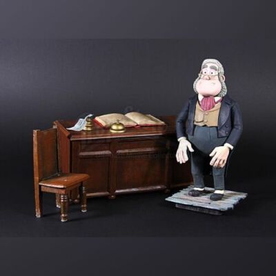 THE PIRATES! IN AN ADVENTURE WITH SCIENTISTS (2012) - Fat Robert Stop-Motion Puppet & Assorted Props