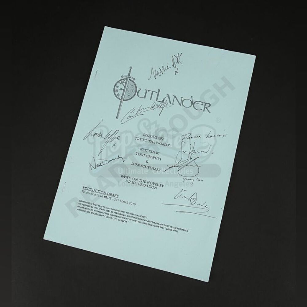 Lot #11 - Outlander Charity Script Auction - Maria Doyle Kennedy's Cast ...