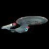 STAR TREK: THE NEXT GENERATION (TV 1987- 1994) / STAR TREK: DEEP SPACE 9 (TV 1993-1999) - Ambassador-Class Starship Model Miniature