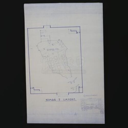 Star Wars - Ep V - The Empire Strikes Back: Command Centre Interior Preliminary Layout Blueprint