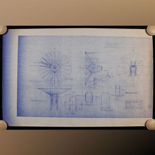 Star Wars - Ep V - The Empire Strikes Back: Millennium Falcon Radar Antenna Details Blueprint