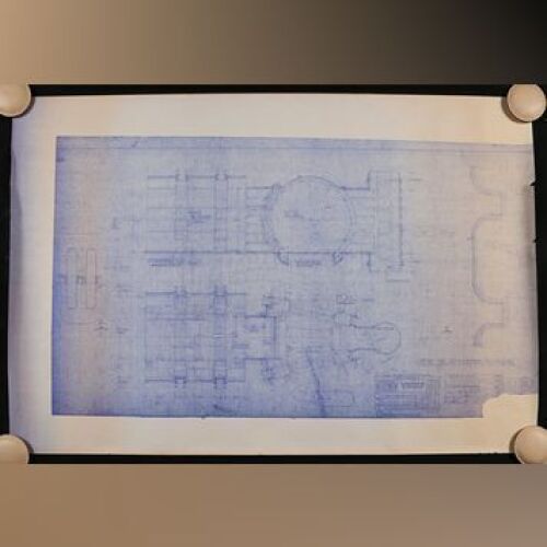 Star Wars - Ep V - The Empire Strikes Back: Millennium Falcon Interior Hold Detail Gun Turret and Passage Blueprint