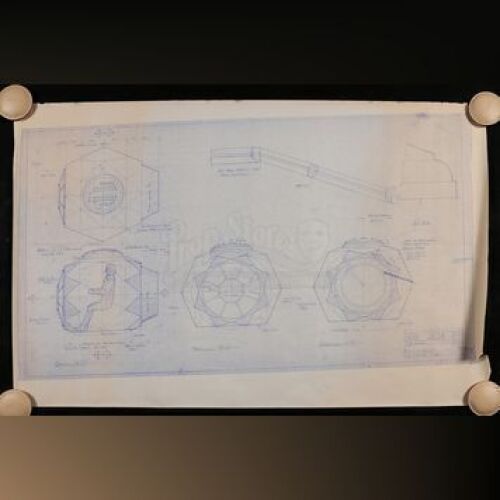Star Wars - Ep VI - Return Of The Jedi: TIE Fighter Cockpit Blueprint