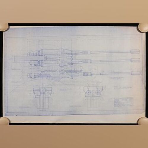Star Wars - Ep VI - Return Of The Jedi: Shuttle Wing Mounted Gun Blueprint