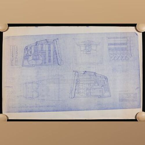 Star Wars - Ep VI - Return Of The Jedi: AT-ST Cockpit Interior Mock-Up Blueprint