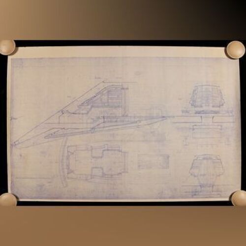 Star Wars - Ep VI - Return Of The Jedi: Imperial Shuttle Interior Plan and Evaluation Blueprint