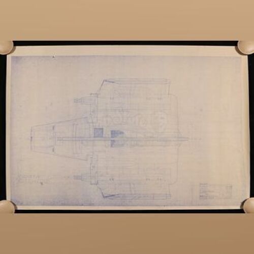Star Wars - Ep VI - Return Of The Jedi: Imperial Shuttle Interior and Exterior Plan Blueprint