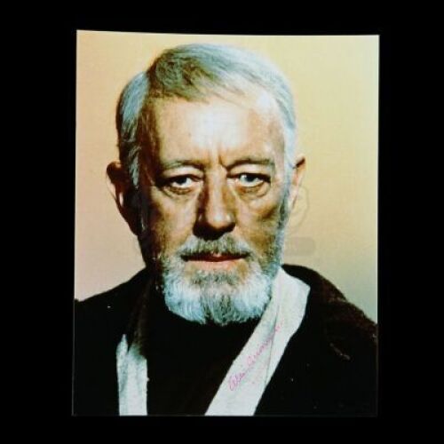 STAR WARS: A NEW HOPE (1977) - Alec Guinness Autographed Still