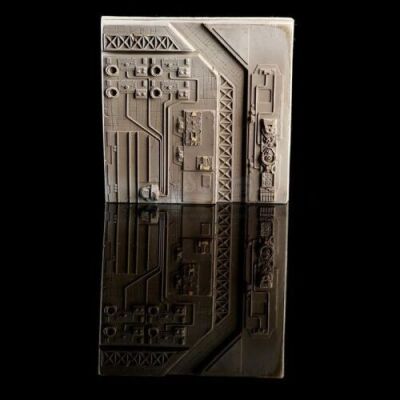 STAR WARS: A NEW HOPE (1977) - Large Death Star Surface Panel
