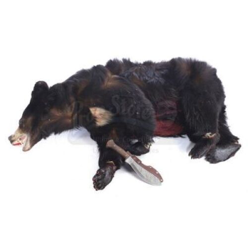 Lot # 15: Marvel's The Defenders (TV Series) - Murakami's Steel Knife and Sheath with Bloodied Dead Bear