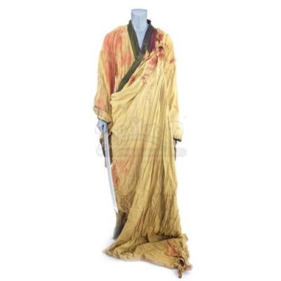Lot # 24: Marvel's The Defenders (TV Series) - Bloodied K'un-Lun Monk Costume and Chaste Stunt Katana