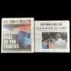 Lot # 44: Marvel's Iron Fist (TV Series) - Pair of New York Bulletin Newspapers