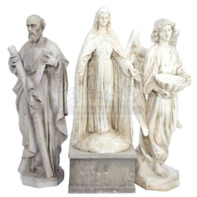 Lot # 47: Marvel's Daredevil (TV Series) - Three Crypt Statues