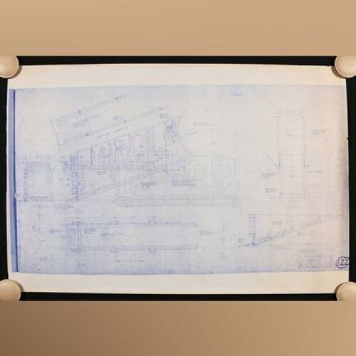 Star Wars - Ep IV - A New Hope: Millennium Falcon Exterior Det. No 1 Ramp Blueprint