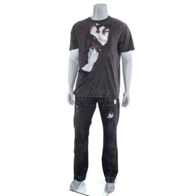 Lot # 95: Marvel's Luke Cage (TV Series) - Luke Cage's Charred Stunt Explosion Costume