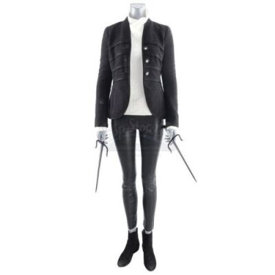 Lot # 109: Marvel's Daredevil (TV Series) - Elektra Natchios' Hangar Costume and Sais