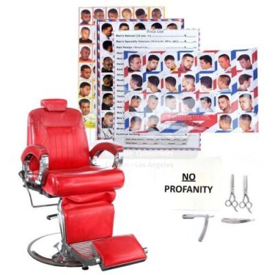 Lot # 112: Marvel's Luke Cage (TV Series) - Pop's Barber Shop Chair and Accessories